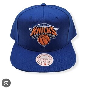 Mitchell & Ness Blue Knicks Cap